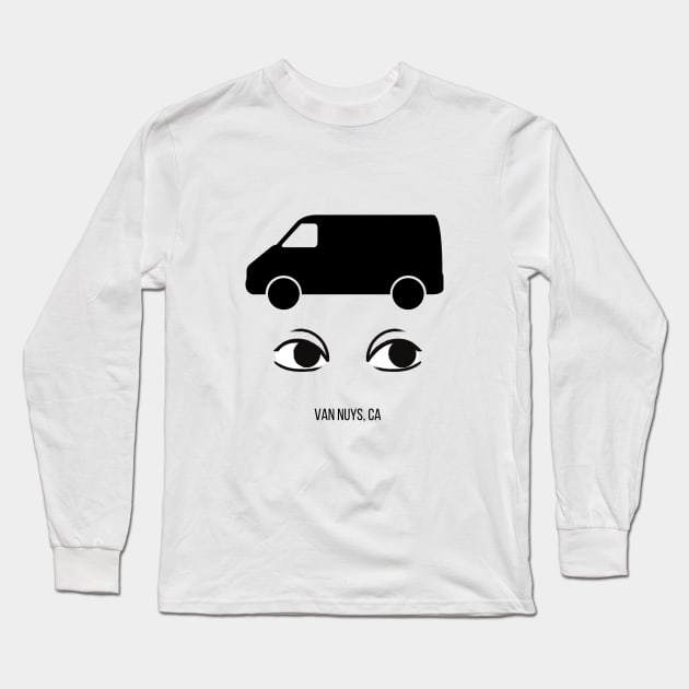 Van Eyes - Van Nuys, Ca Stacked Long Sleeve T-Shirt by Deenirose